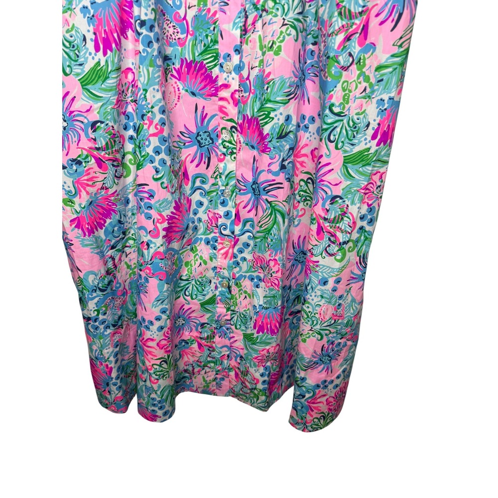Lilly Pulitzer Tassie Elbow Sleeve Midi Dress Mandevilla Baby Paradise Petals 10 - Picture 5 of 12